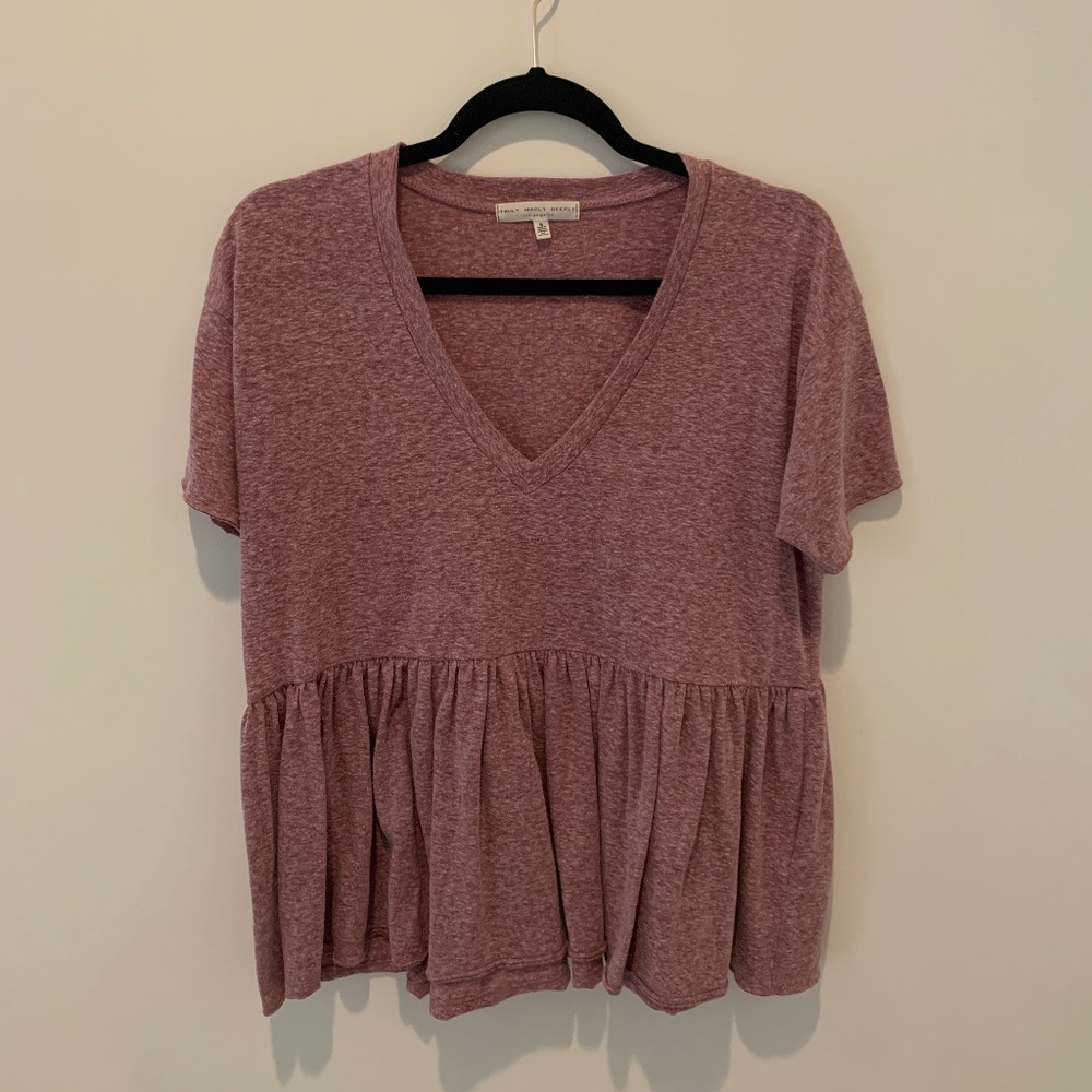 UO peplum t-shirt